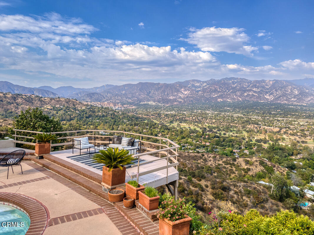 775 Panorama Place Pasadena, CA 91105 - Photo 44 of 62 a view of a terrace with chairs