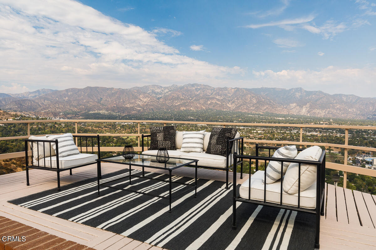775 Panorama Place Pasadena, CA 91105 - Photo 46 of 62 a view of a terrace with outdoor seating