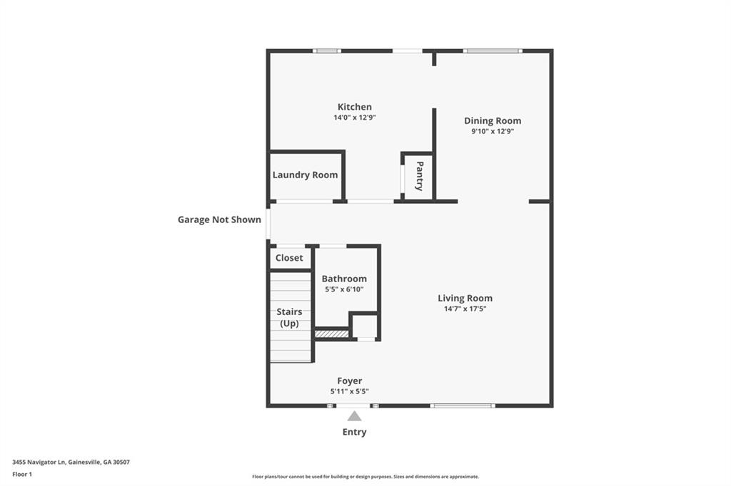 3455 Navigator Lane Gainesville, GA 30507 - Photo 18 of 19 a picture of a floor plan