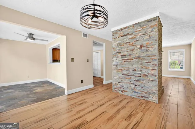 wooden floor in an empty room