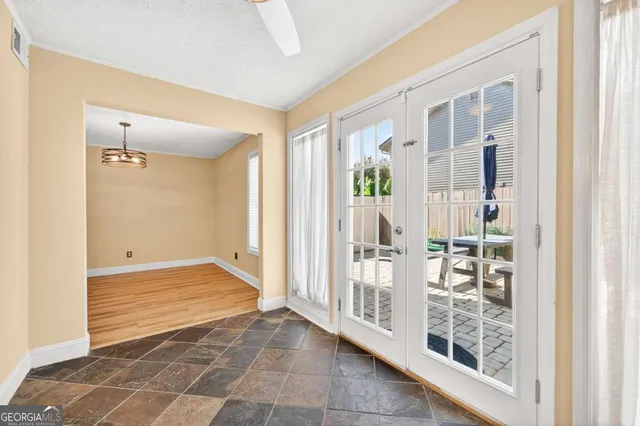 a view of front door