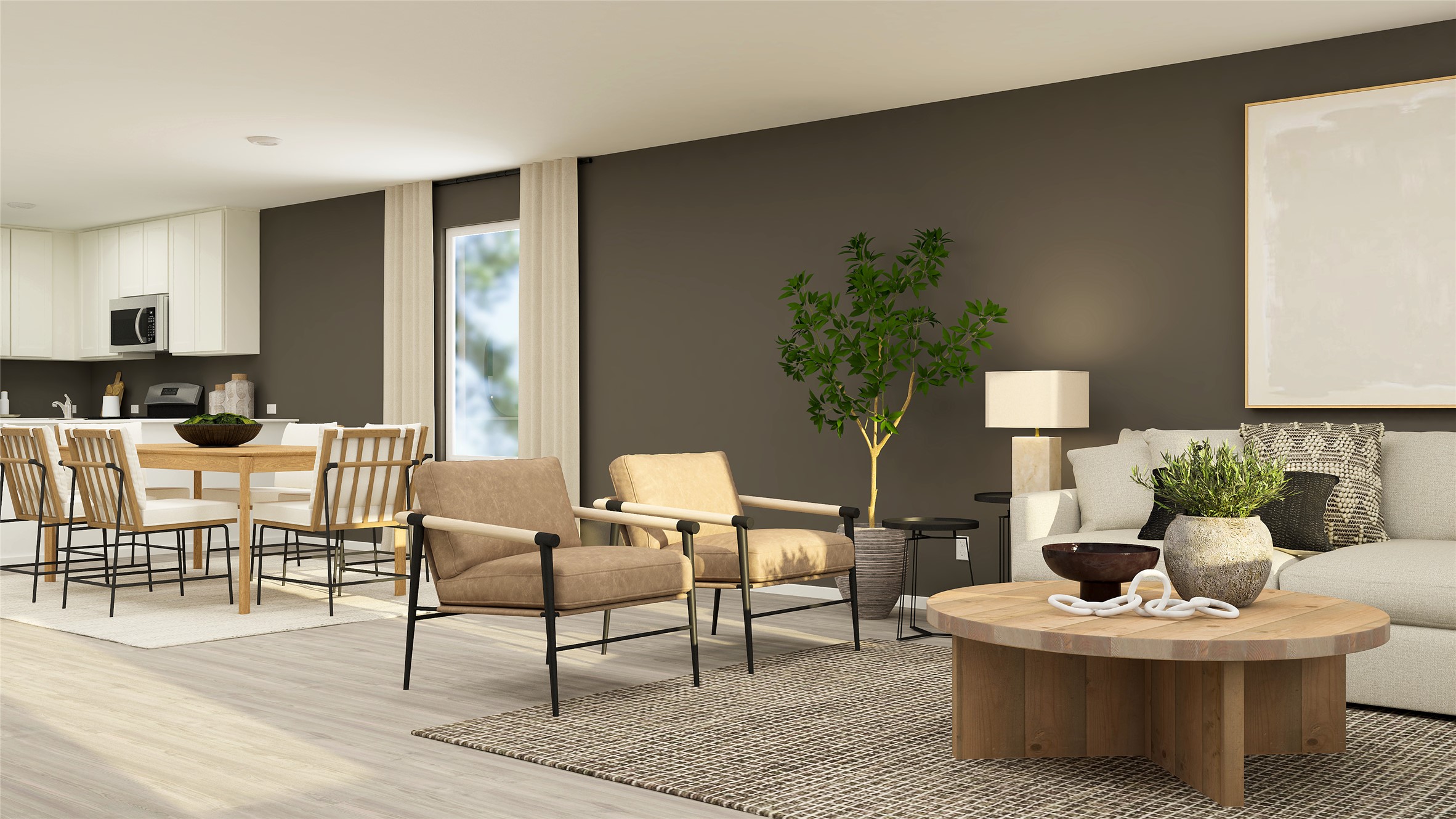 421 Paris Street Maxwell, TX 78656 - Photo 17 of 30 a living room with furniture and a potted plant