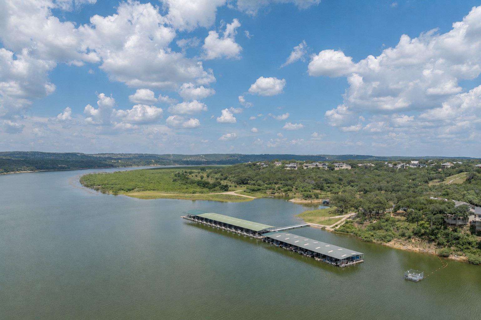 828 Wesley Ridge Drive Spicewood, TX 78669 - Photo 10 of 19 Lake Travis showing the boat slips that where your boat slip may be located if you purchase this lot! Slip C14! Approximately valued at $25,000