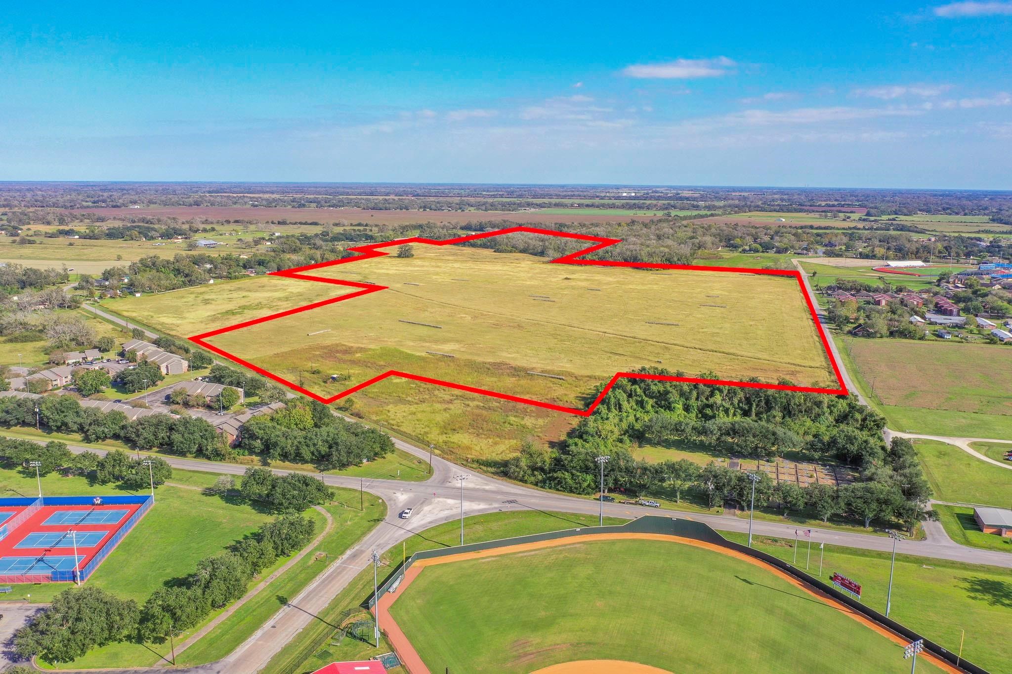 2320 County Road 166 Wharton, TX 77488 - Photo 1 of 22 an aerial view of tennis court