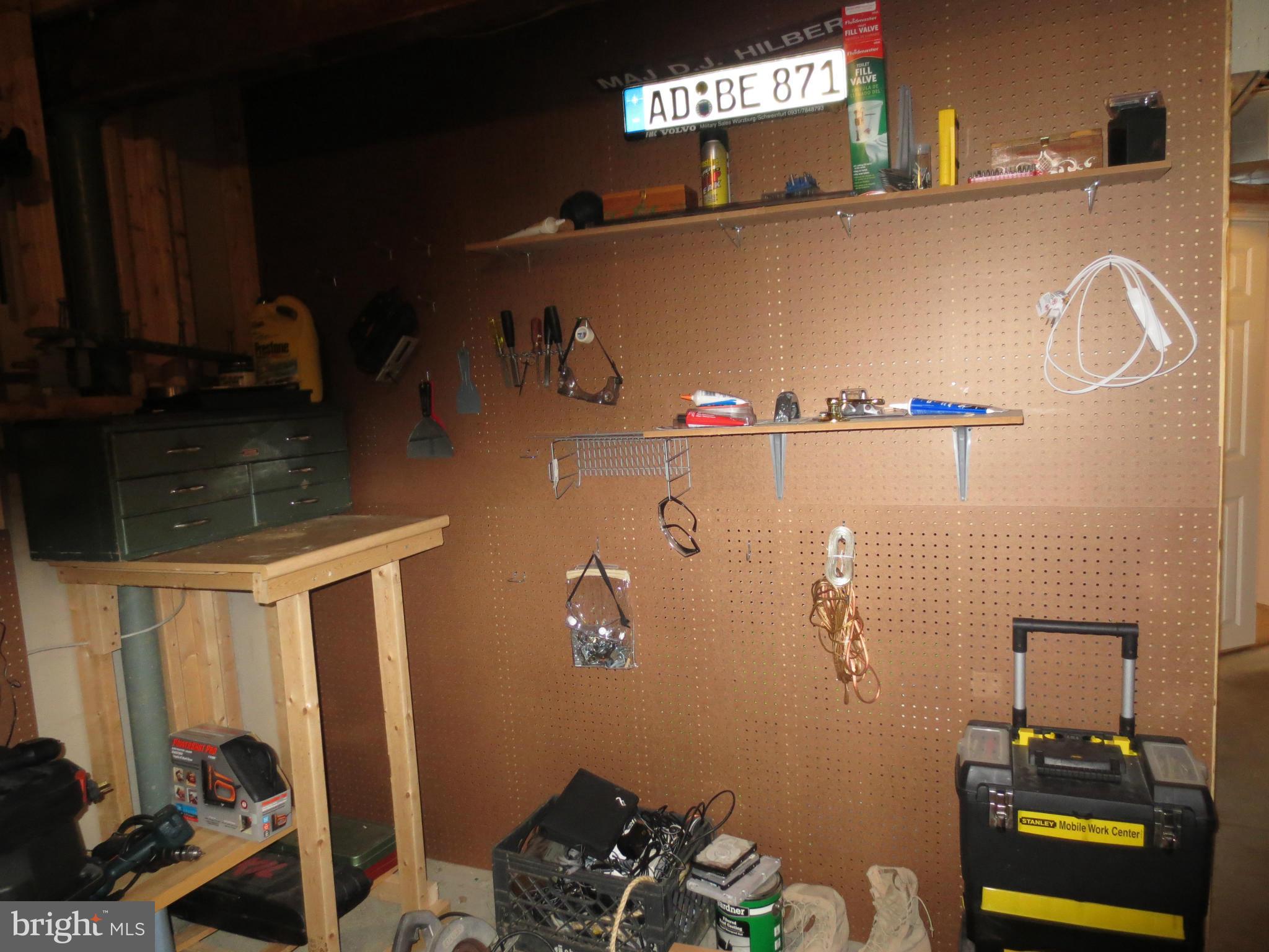 115 Tredmore Road Bel Air, MD 21015 - Photo 28 of 29 Basement storage/workshop