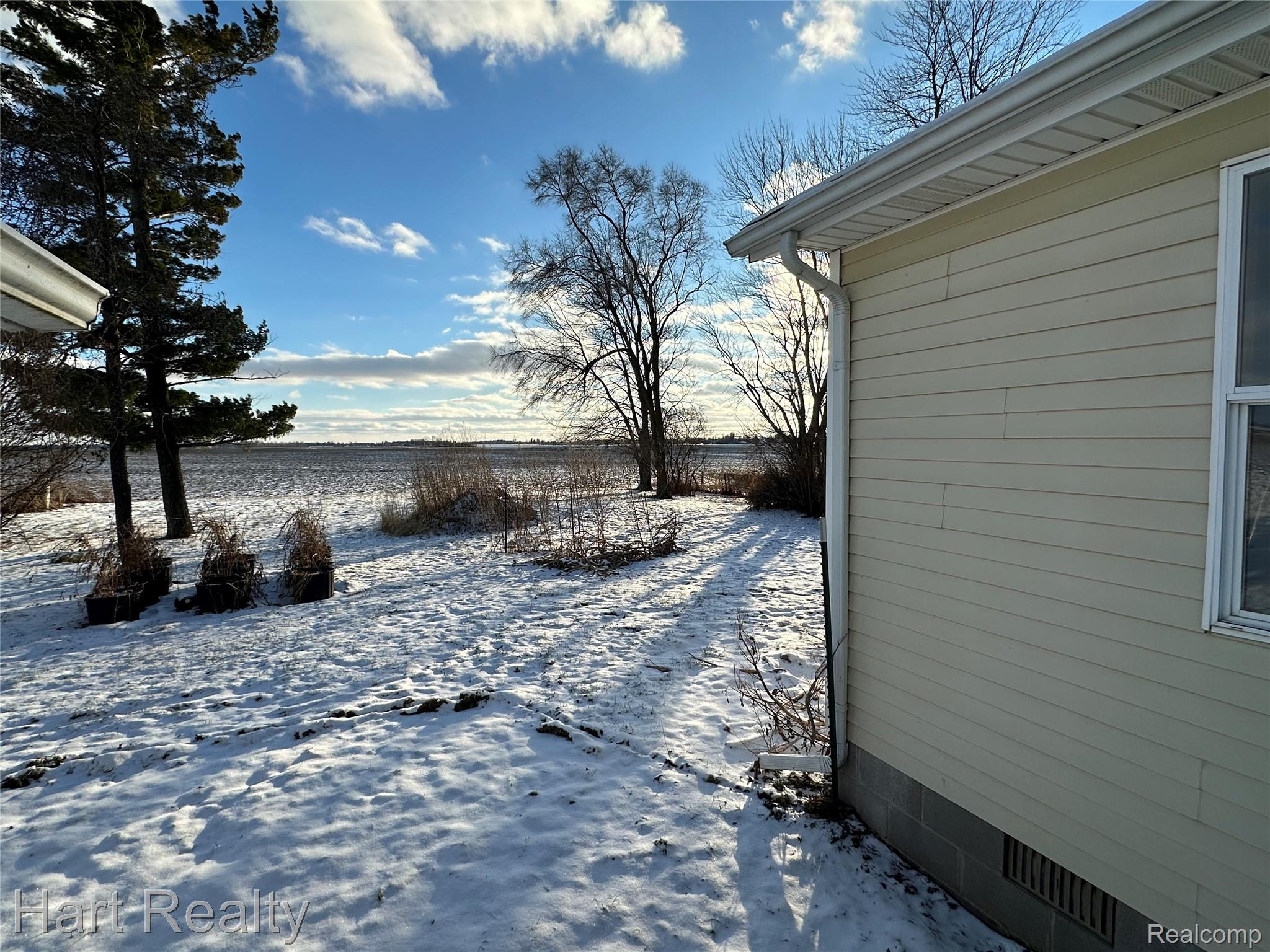5213 West Marlette Road Marlette, MI 48453 - Photo 3 of 17 View of snowy yard