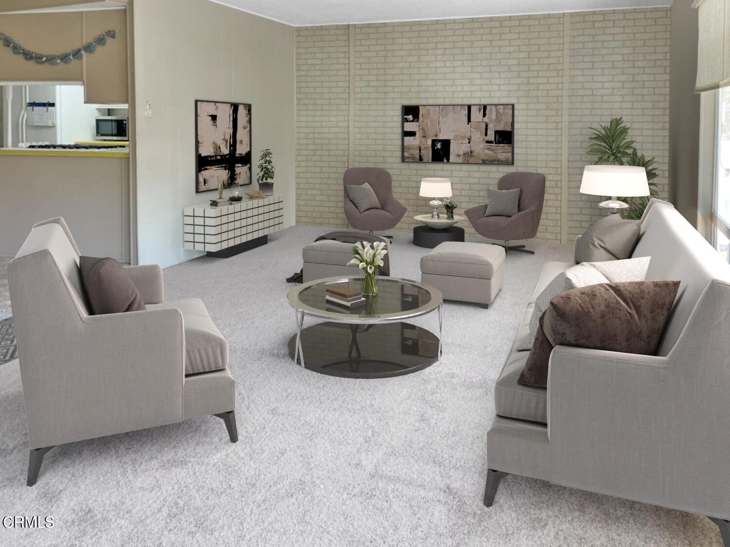 1225 South Rice Road, Unit 63 Ojai, CA 93023 - Photo 1 of 23 a living room with furniture and a couch