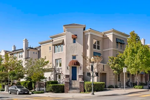 a view of a city with tall buildings