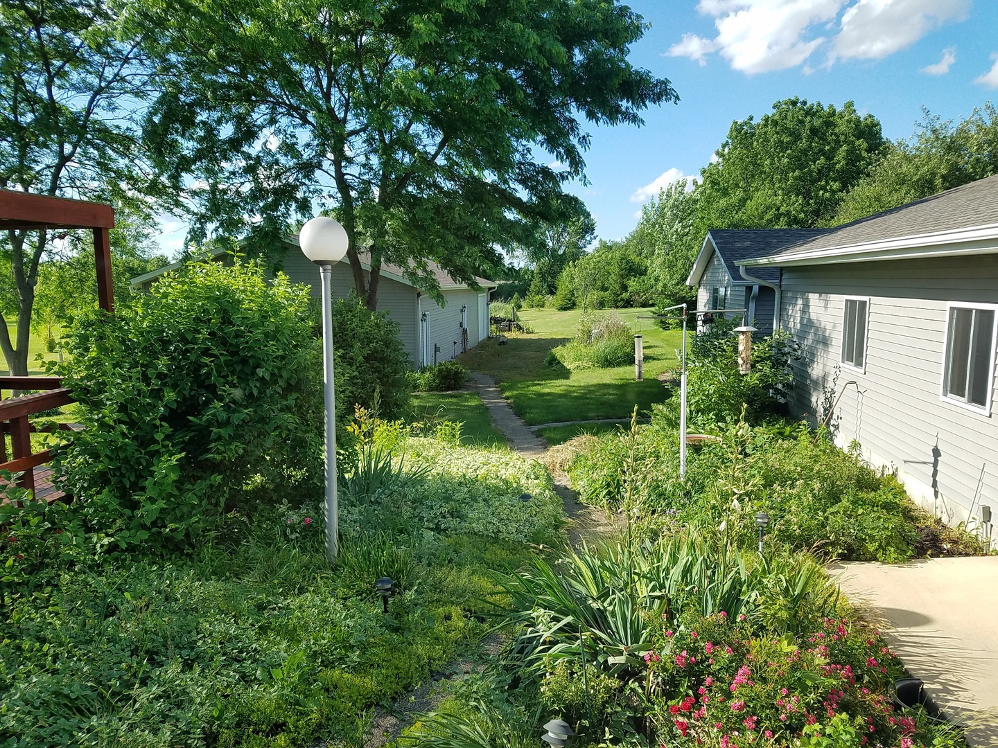 10730 East Fowler Road Rochelle, IL 61068 - Photo 22 of 37 a view of backyard with green space