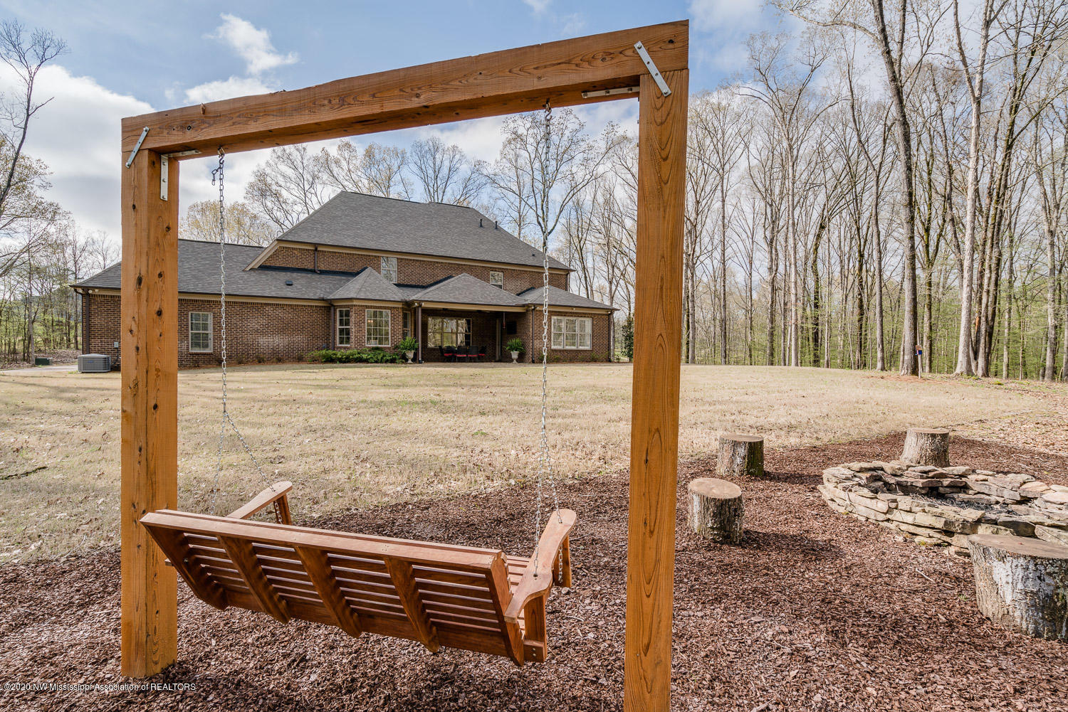 3580 Iron Bridge Road Olive Branch, MS 38654 - Photo 25 of 25 Fire Pit and Swing