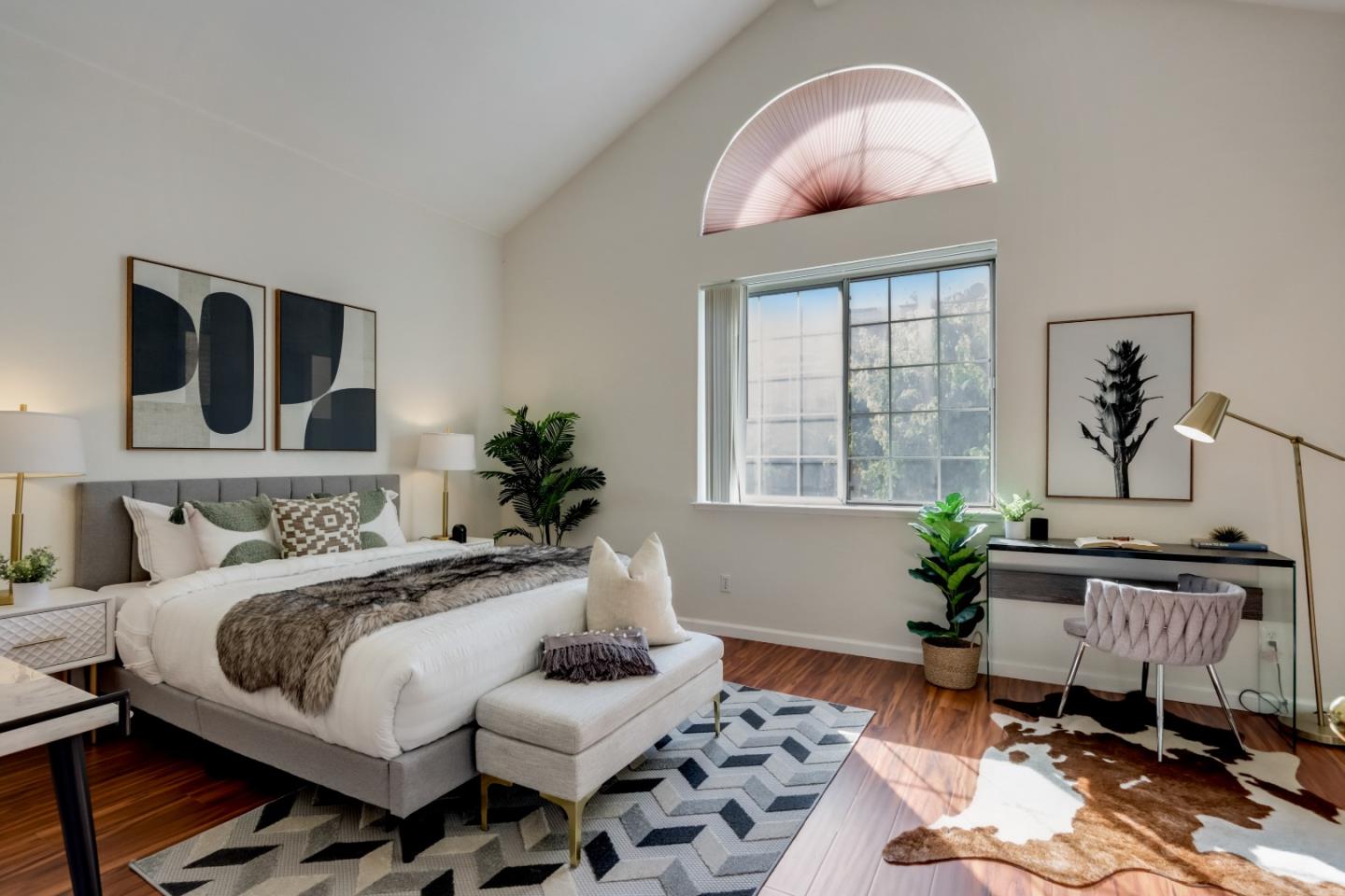 2373 Homestead Road Santa Clara, CA 95050 - Photo 12 of 30 a bedroom with a bed and a table