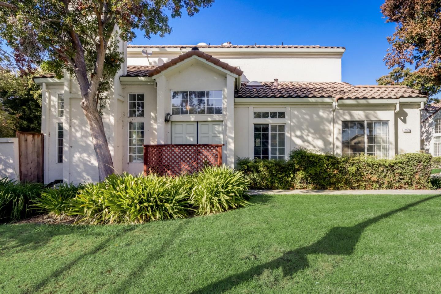 2373 Homestead Road Santa Clara, CA 95050 - Photo 25 of 30 a front view of a house with a garden