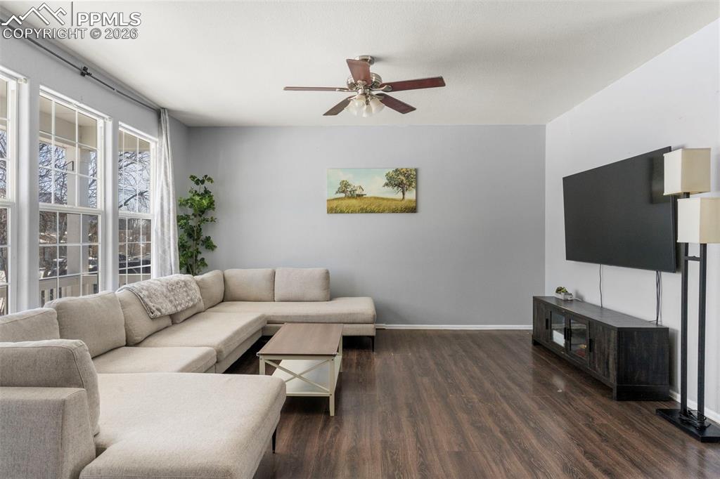 7509 Sistine Lane Fountain, CO 80817 - Photo 7 of 22 a living room with furniture and a flat screen tv