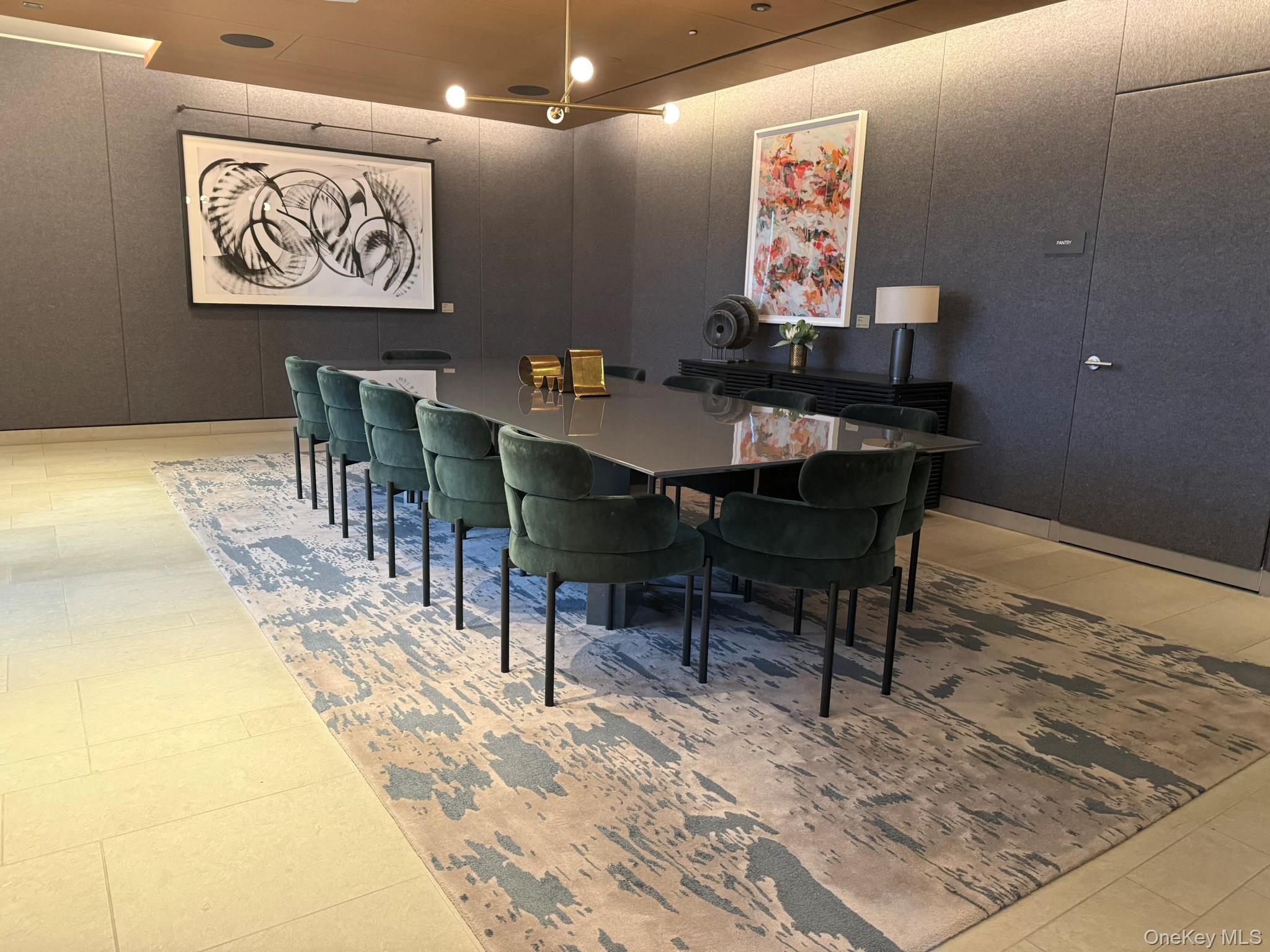 450 Washington Street, Unit 306 Manhattan, NY 10013 - Photo 17 of 33 a view of a dining room with furniture