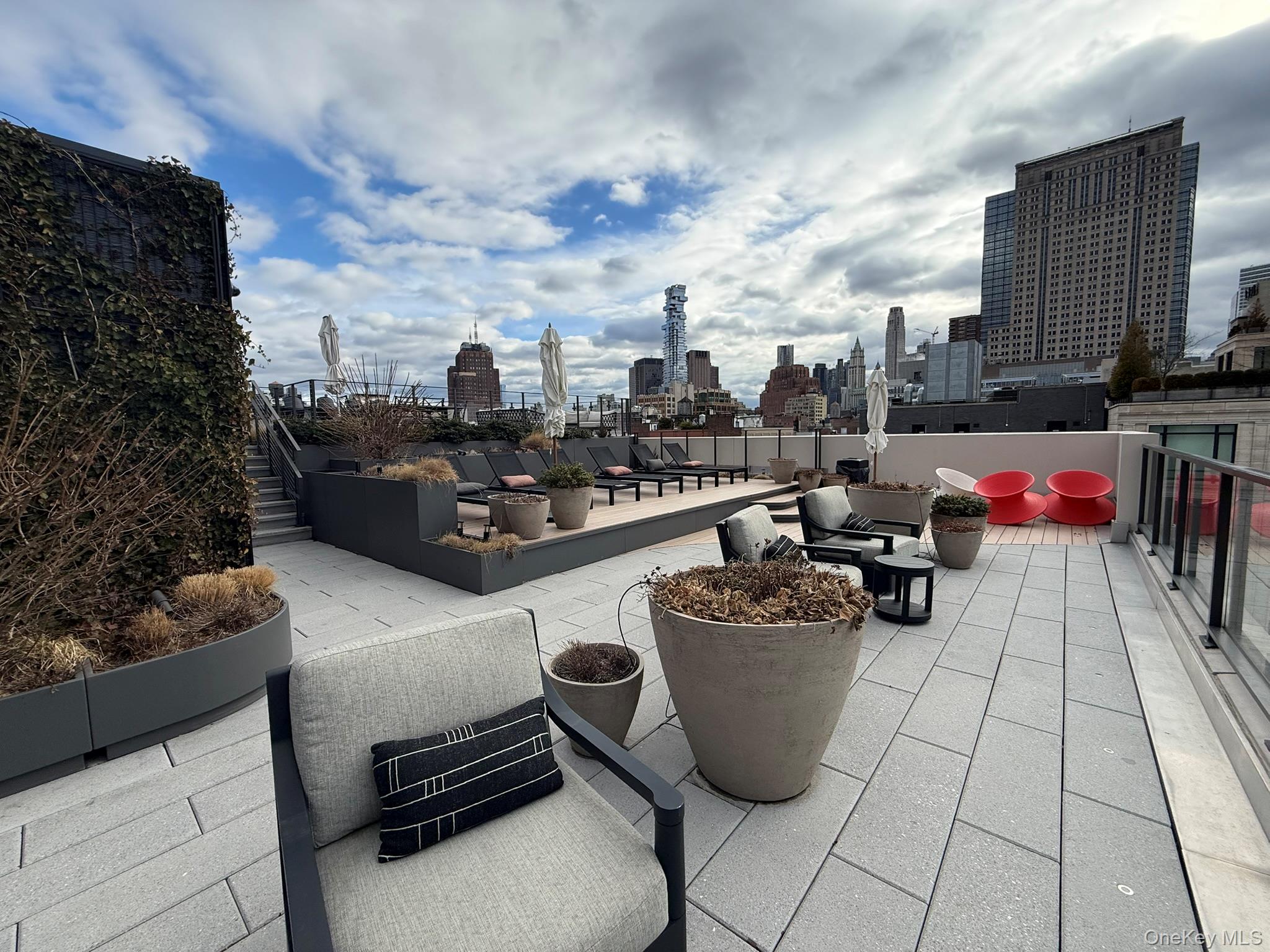 450 Washington Street, Unit 306 Manhattan, NY 10013 - Photo 24 of 33 a view of a terrace with furniture