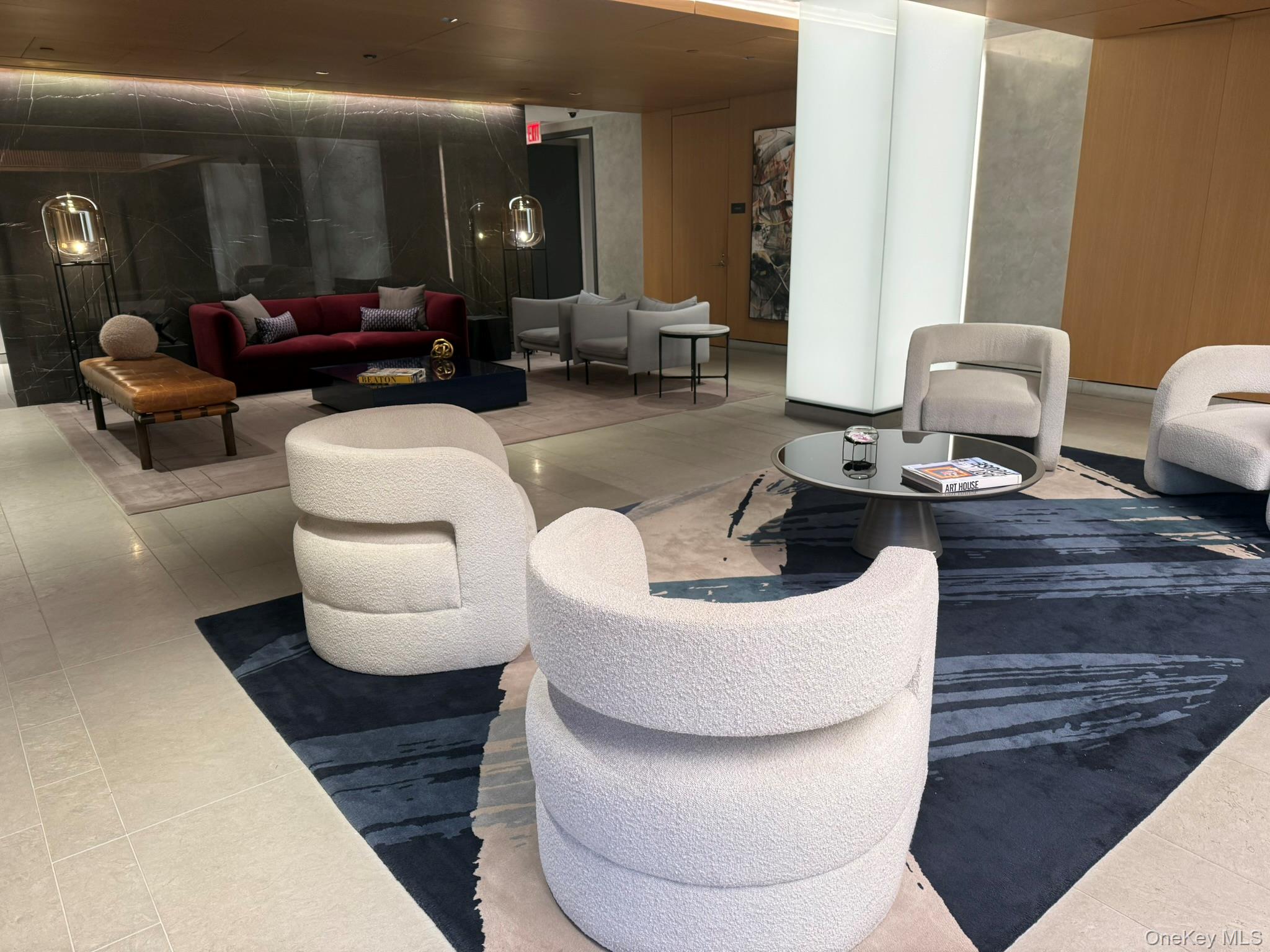 450 Washington Street, Unit 306 Manhattan, NY 10013 - Photo 8 of 33 a living room with furniture and a fireplace