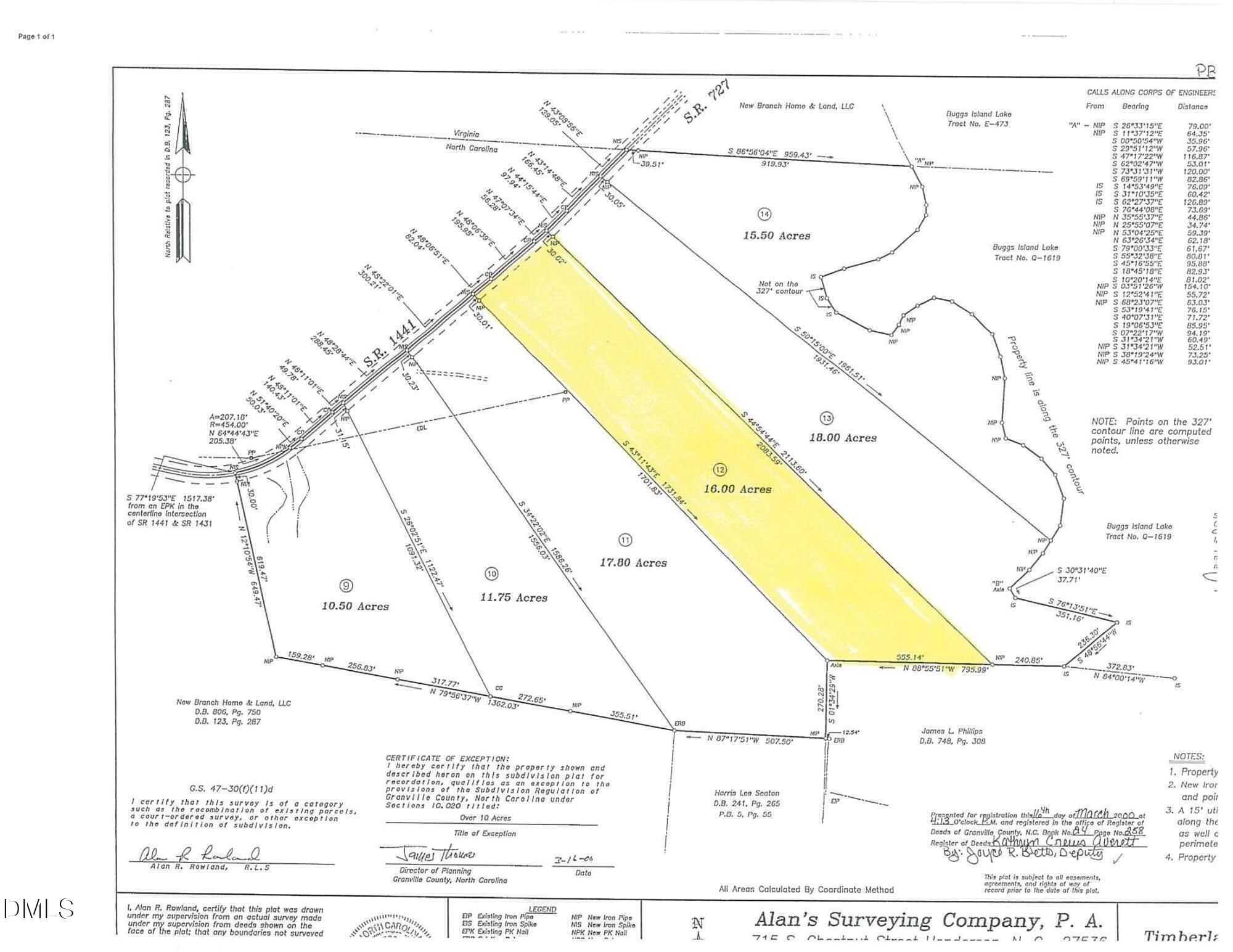 2700 Propus Wilkinson Road Bullock, NC 27507 - Photo 2 of 40 Enlarged Survey