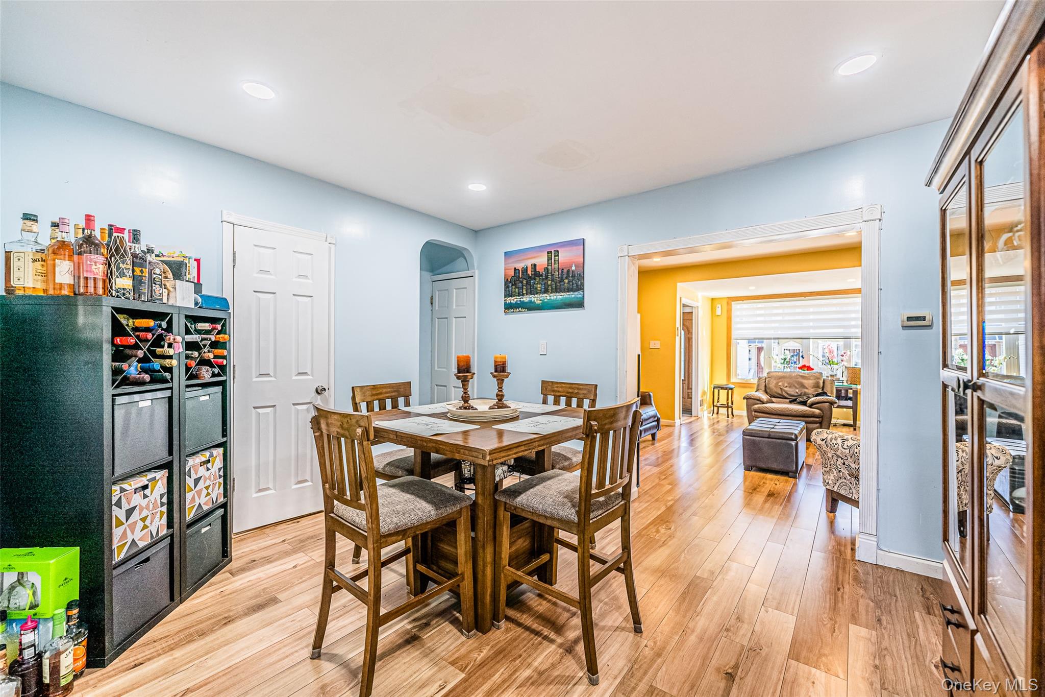 89-32 90th Street Queens, NY 11421 - Photo 5 of 33 Dining space featuring arched walkways.