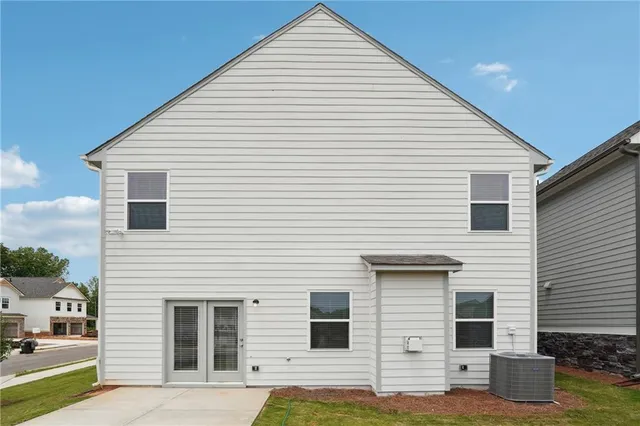 a view of a white house