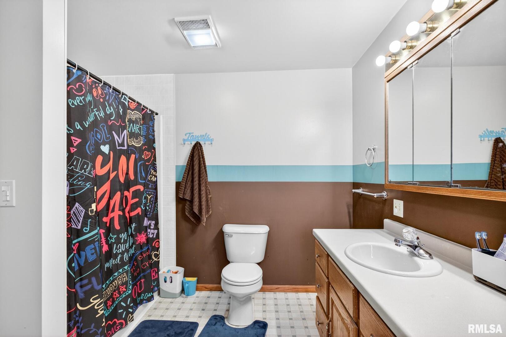 919 9th Avenue Fulton, IL 61252 - Photo 52 of 54 a bathroom with a sink toilet and shower