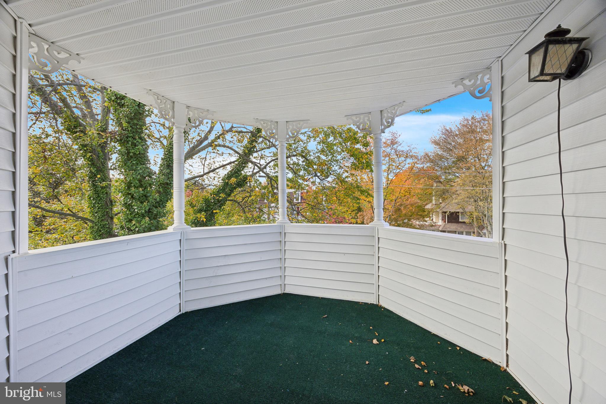 405 North Swarthmore Avenue Ridley Park, PA 19078 - Photo 22 of 35 a view of a back yard from a balcony