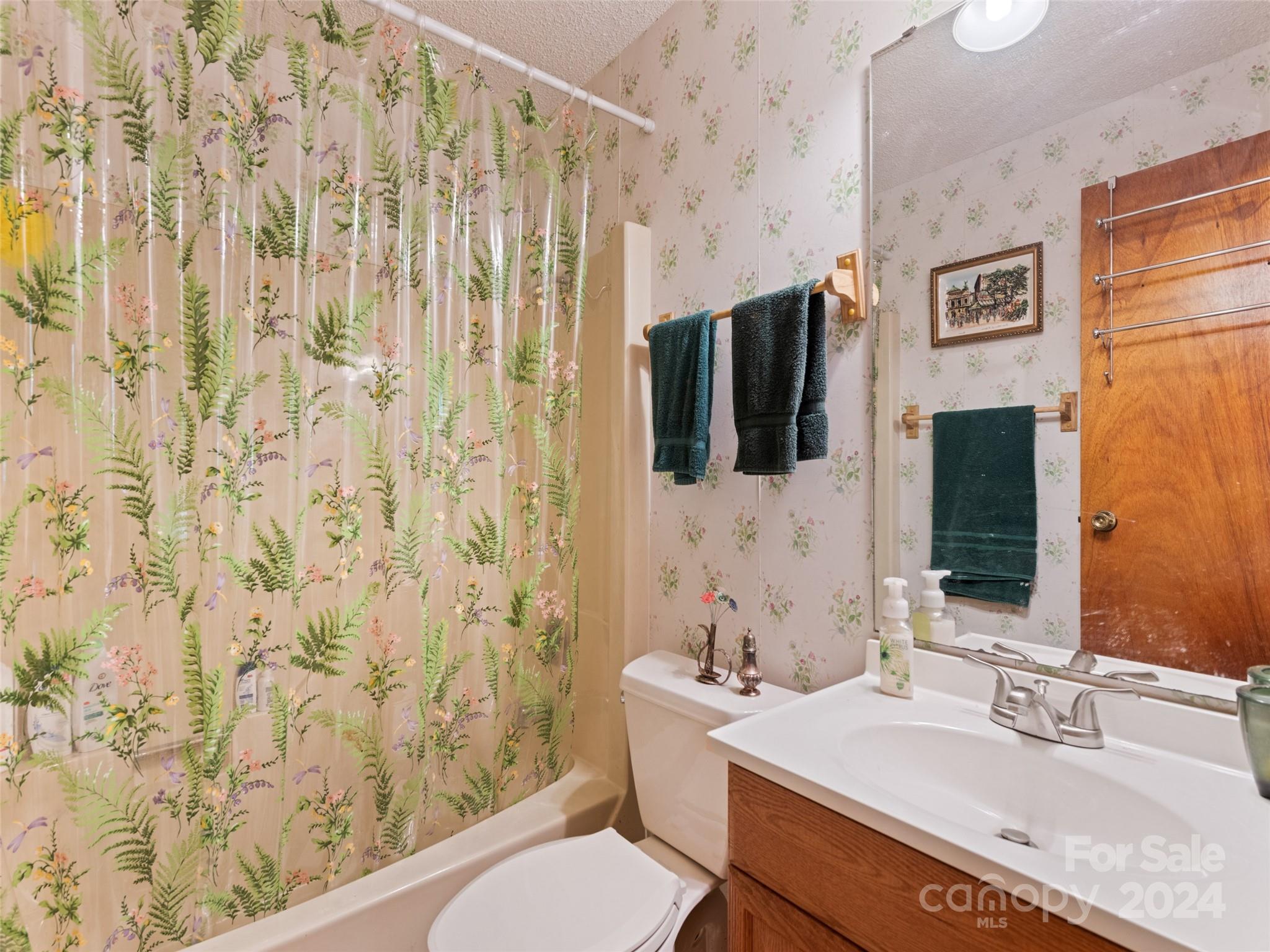 1004 Old Country Road Waynesville, NC 28786 - Photo 26 of 30 a bathroom with a sink toilet and shower