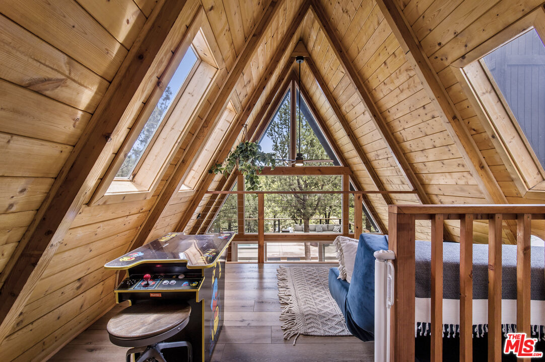 Undisclosed Address Big Bear City, CA 92314 - Photo 18 of 46 a view of an entryway with wooden floor