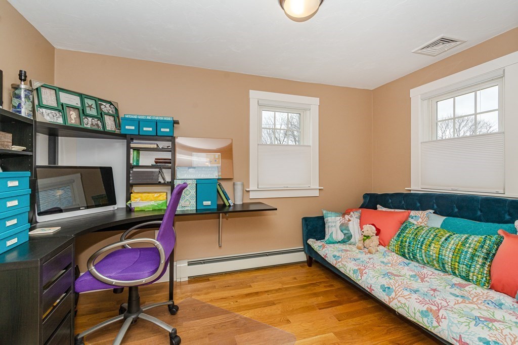 39 Chittick Road Boston, MA 02136 - Photo 21 of 24 a bedroom with furniture and a wooden floor