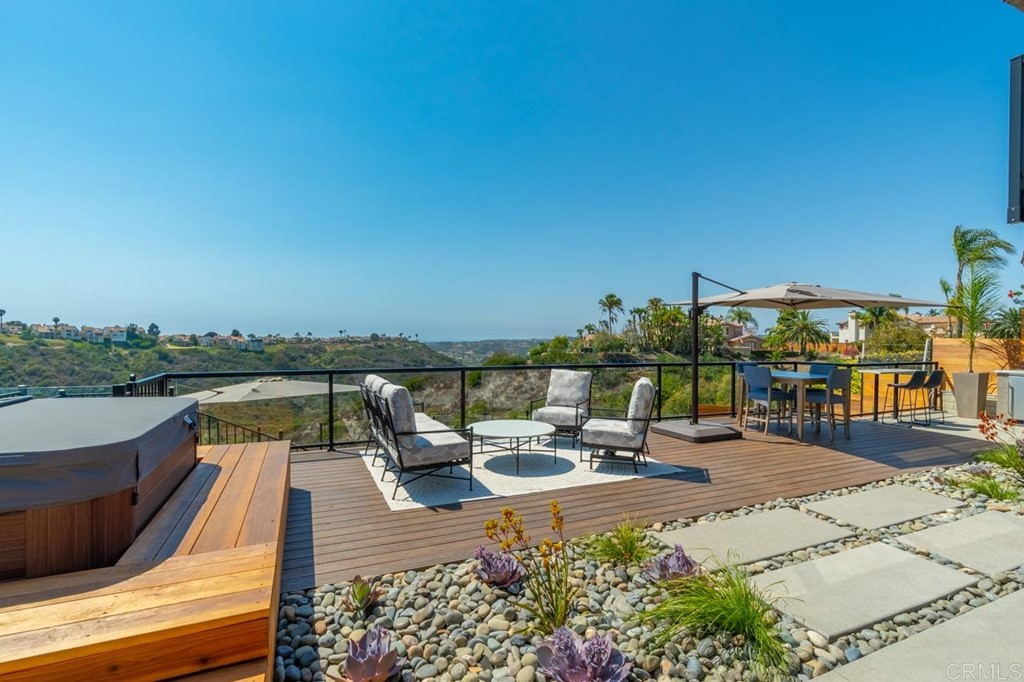 1784 Hawk View Drive Encinitas, CA 92024 - Photo 16 of 71 a view of swimming pool with outdoor seating and plants