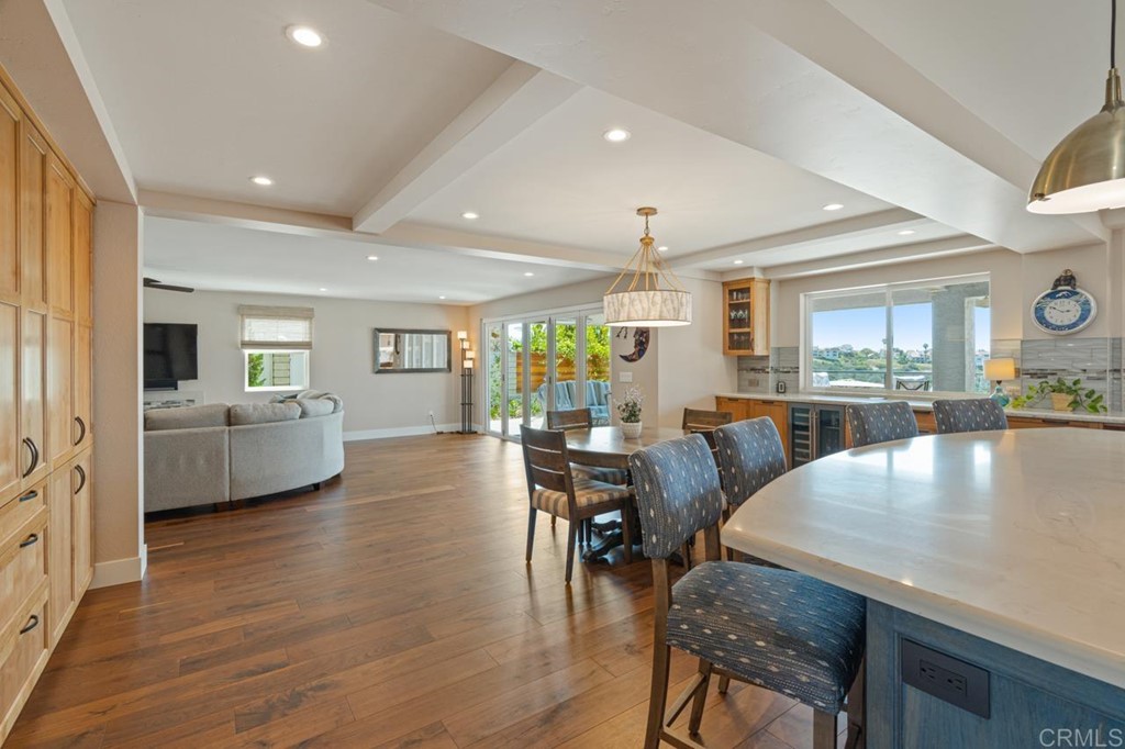 1784 Hawk View Drive Encinitas, CA 92024 - Photo 71 of 71 a view of a dining room with furniture and wooden floor