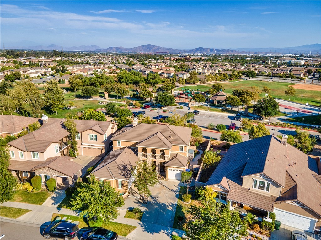 12547 Vintner Drive Rancho Cucamonga, CA 91739 - Photo 51 of 52 an aerial view of residential houses with outdoor space