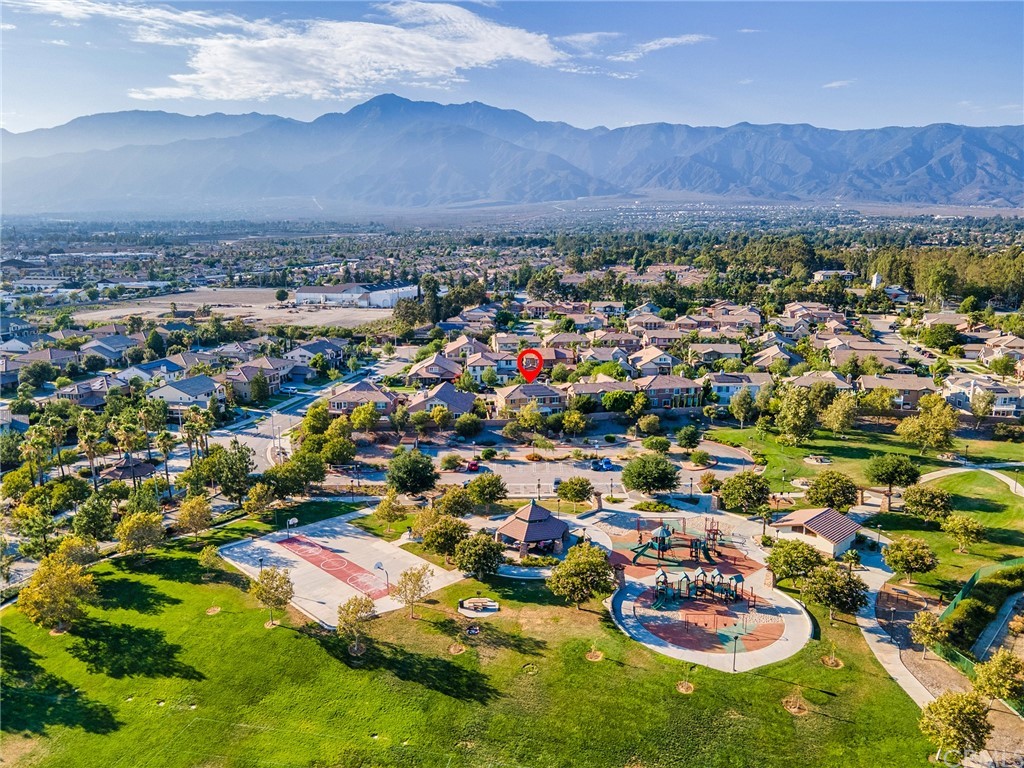 12547 Vintner Drive Rancho Cucamonga, CA 91739 - Photo 52 of 52 an aerial view of residential house with outdoor space