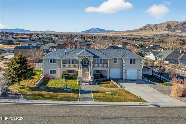 an aerial view of residential houses