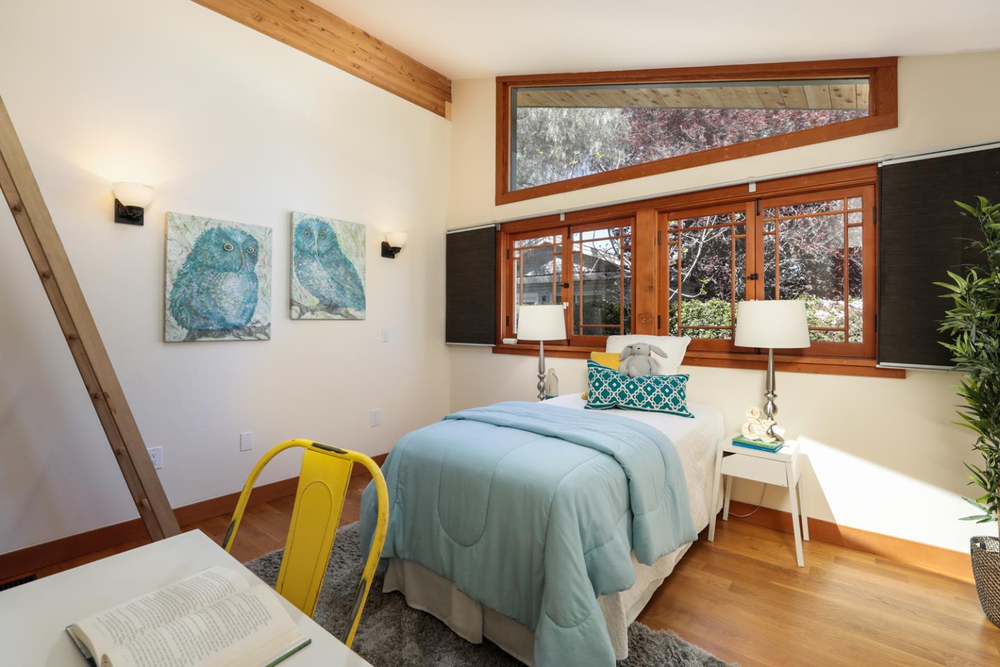 155 Alice Avenue Campbell, CA 95008 - Photo 23 of 36 a bedroom with a bed and a large window