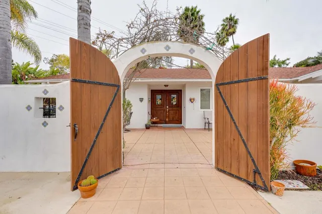 a patio view with patio