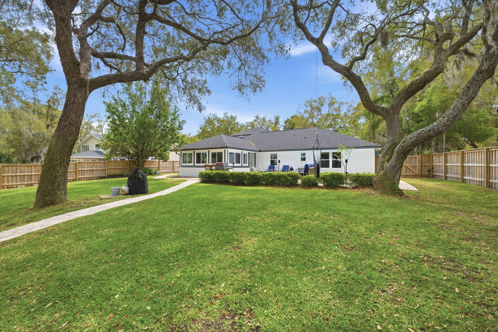 6770 Tom King Bayou Road Navarre, FL 32566 - Photo 6 of 66 Oaks and lush landscape NO FLOOD ZONE