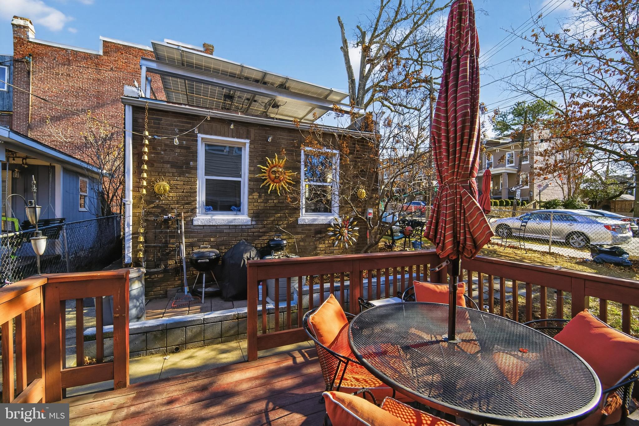 4301 4th Street Northwest Washington, DC 20011 - Photo 51 of 65 a balcony with table and chairs