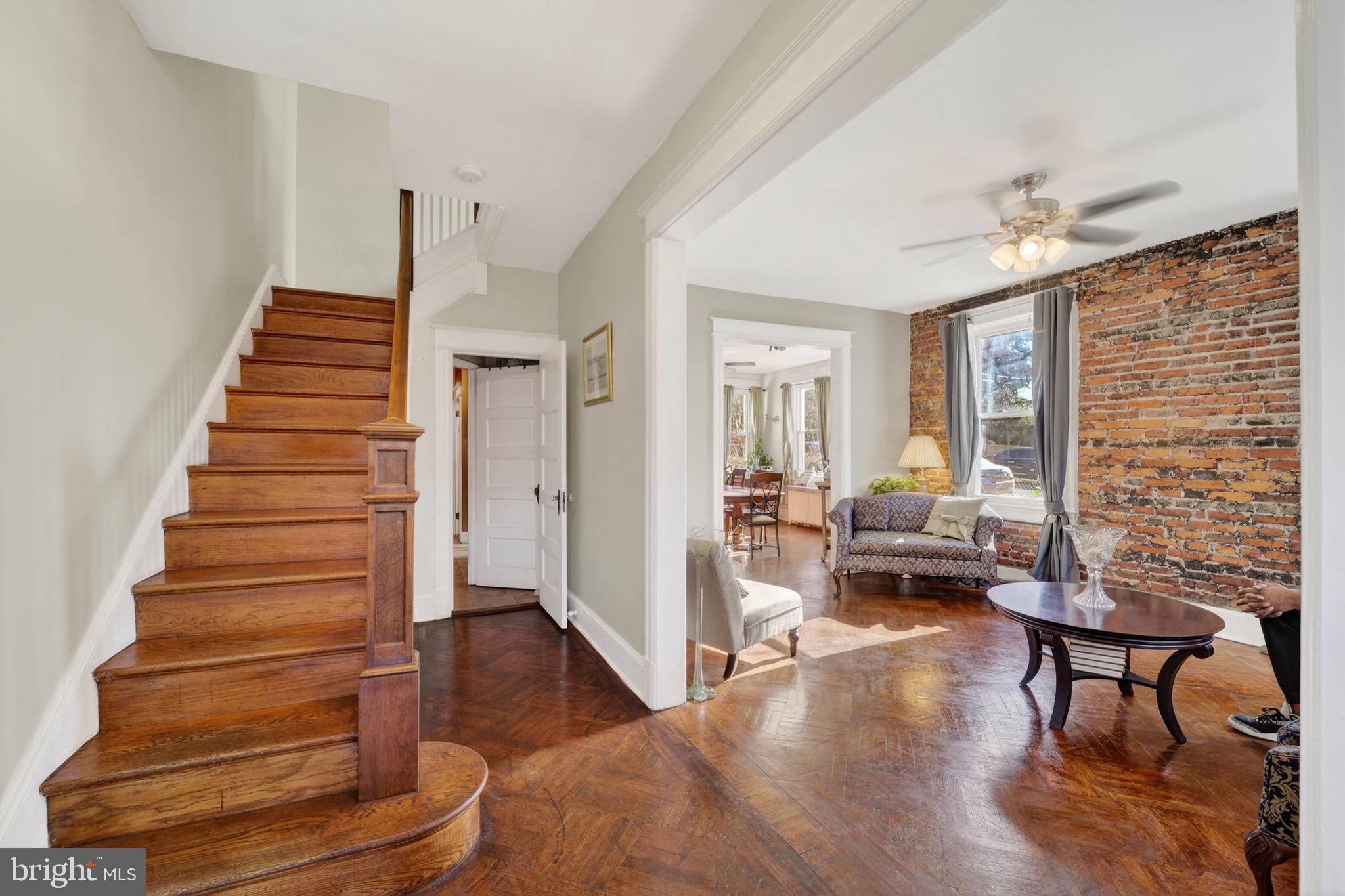 4301 4th Street Northwest Washington, DC 20011 - Photo 9 of 65 a living room with furniture and wooden floor