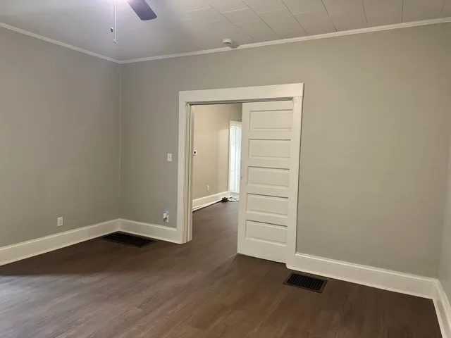 wooden floor in an empty room