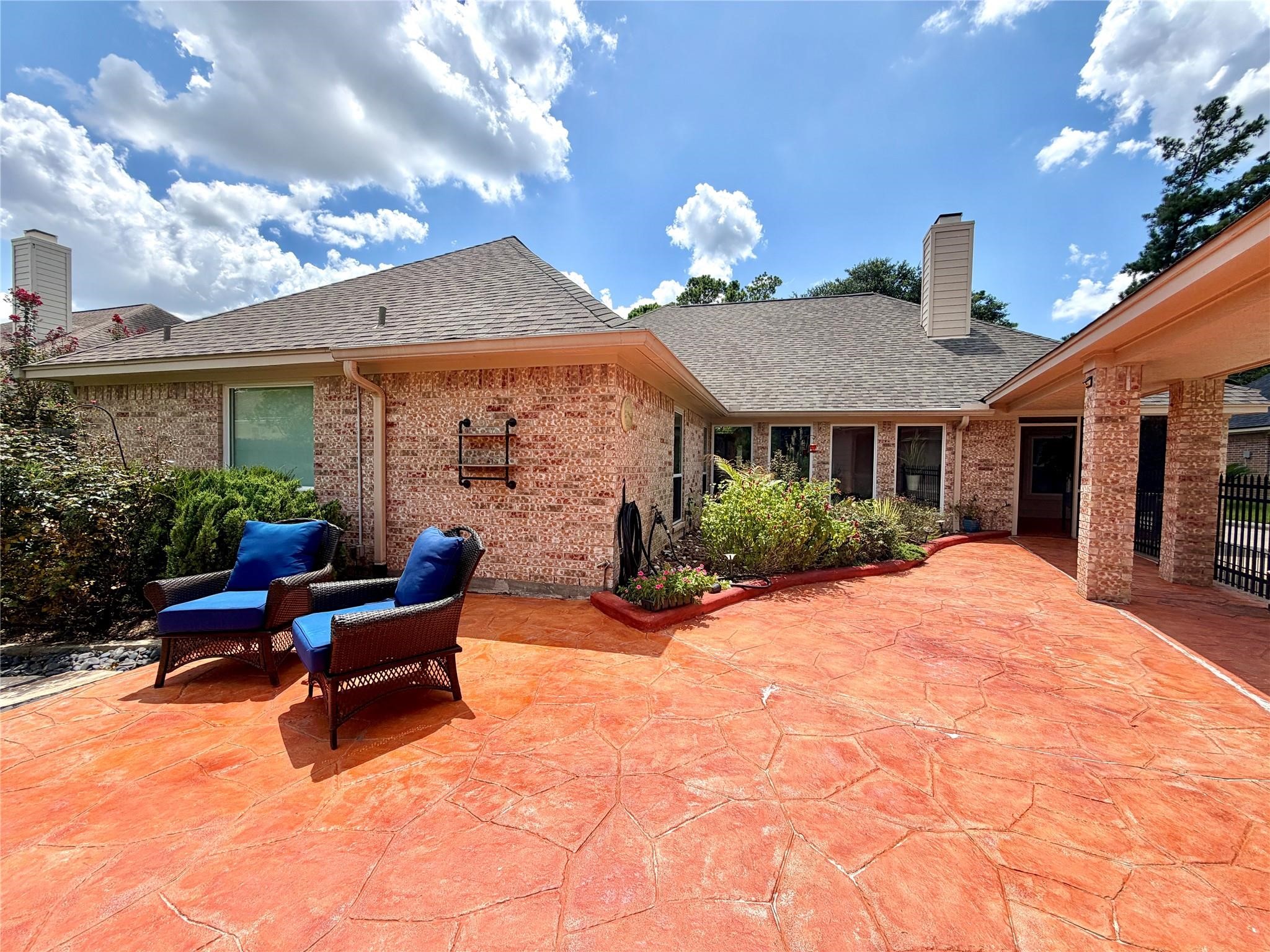 24818 Haverford Road Spring, TX 77389 - Photo 11 of 45 Extended back patio - excellent for back yard BBQs.