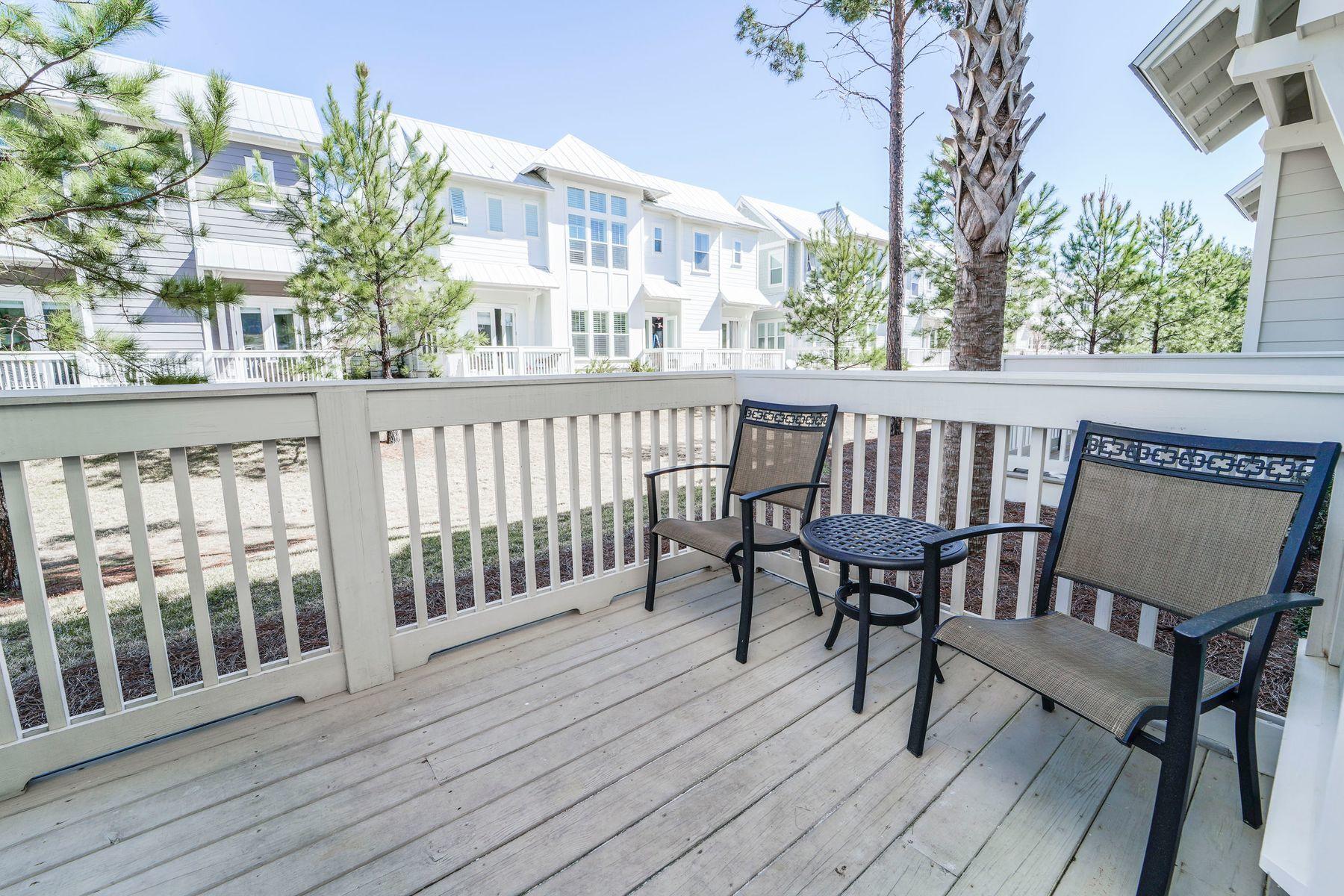 58 York Ln Inlet Beach, Unit B Inlet Beach, FL 32461 - Photo 9 of 24 a view of a chairs on the roof deck