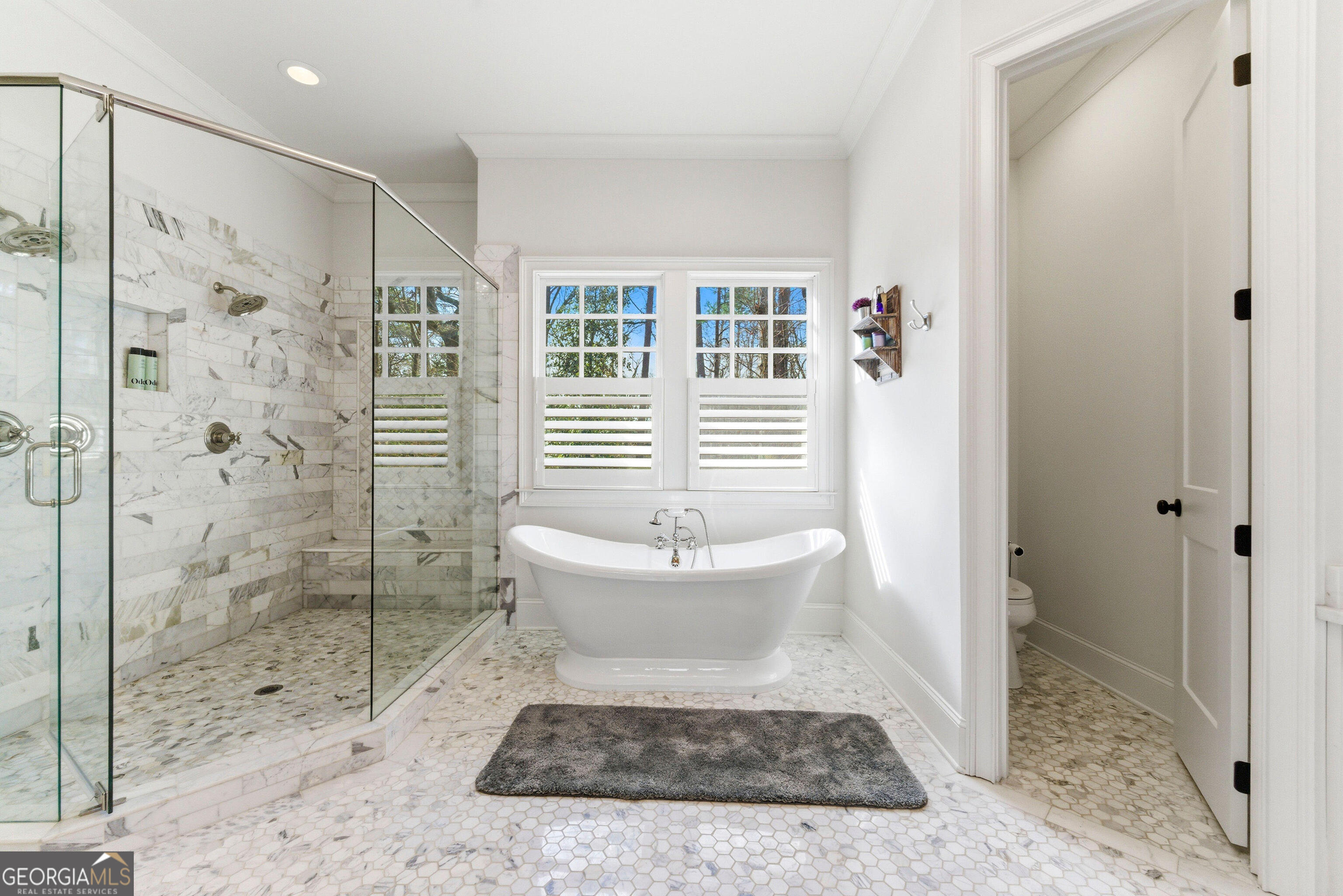 1205 Oldfield Road Decatur, GA 30030 - Photo 24 of 37 a bathroom with a sink toilet and shower