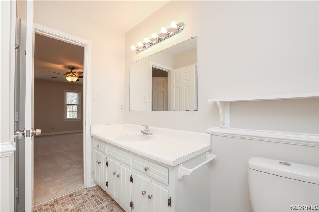 13802 Garrison Pl Drive Midlothian, VA 23112 - Photo 26 of 47 a bathroom with a sink a toilet and shower