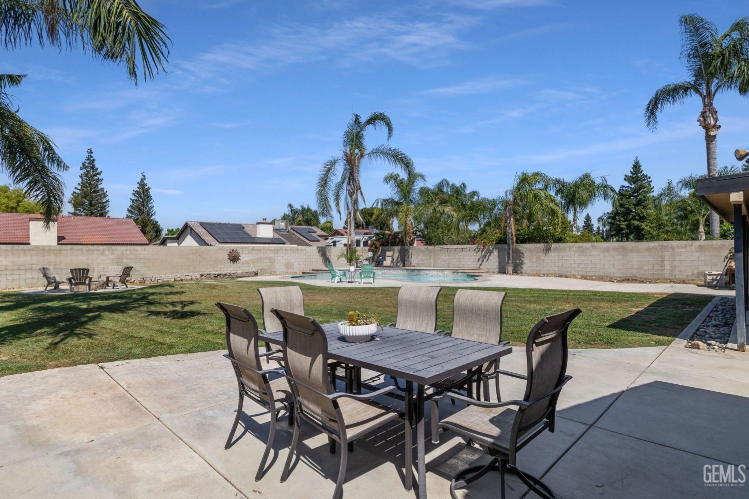 Undisclosed Address Bakersfield, CA 93311 - Photo 37 of 40 a view of yard with furniture and a yard