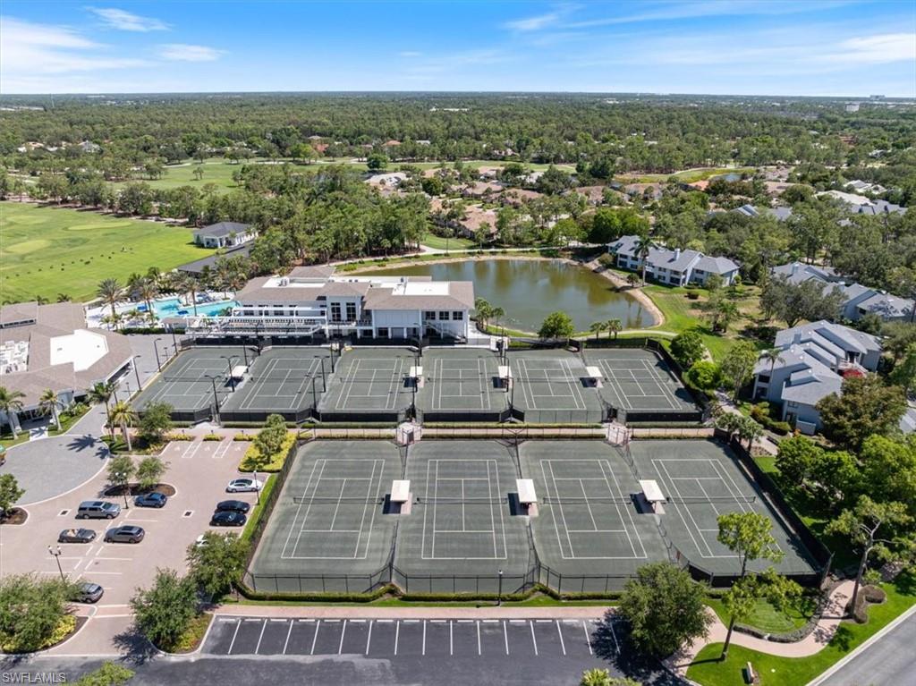 171 Via Napoli Naples, FL 34105 - Photo 40 of 45 an aerial view of a house with a lake view