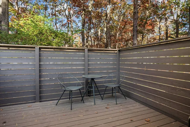 a view of outdoor space with seating