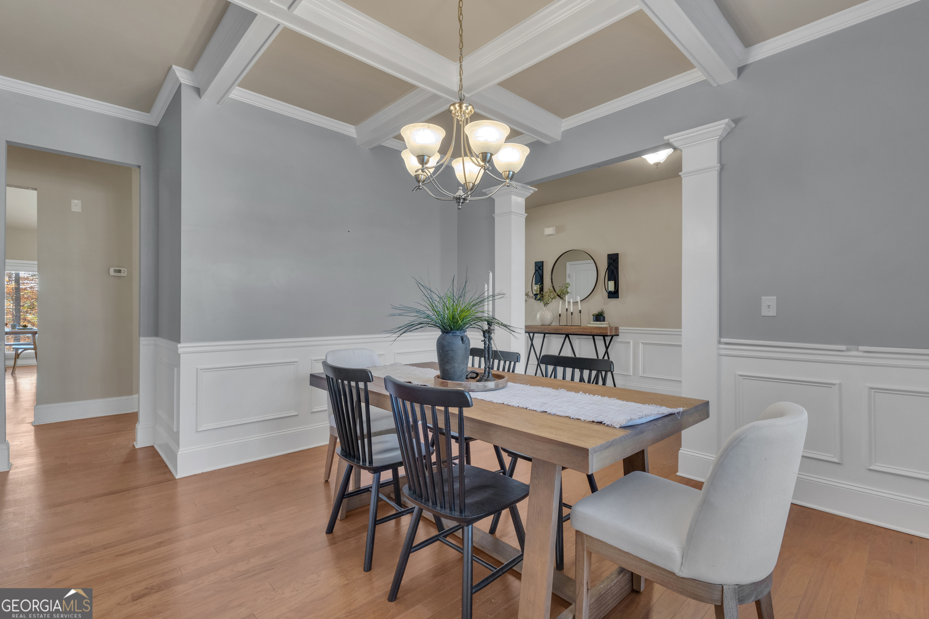 170 Savannah Drive Senoia, GA 30276 - Photo 6 of 60 a view of a dining room with furniture and wooden floor