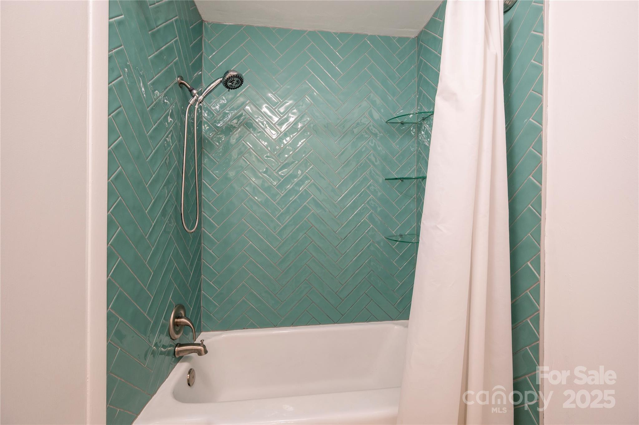 12 Canterbury Road Asheville, NC 28805 - Photo 23 of 44 a bathroom with a bathtub and shower