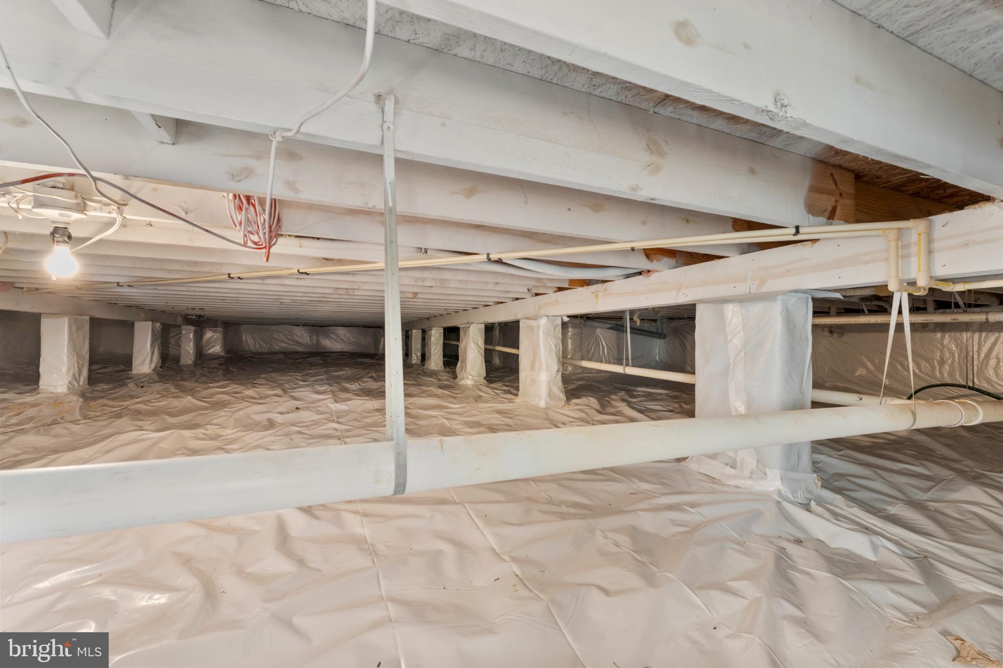 214 Monument Road Locust Grove, VA 22508 - Photo 38 of 48 Spacious, clean crawl space ready for use.