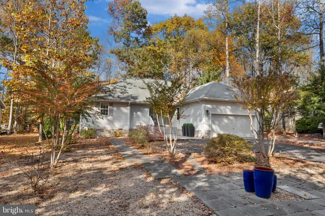 a view of a porch with a tree